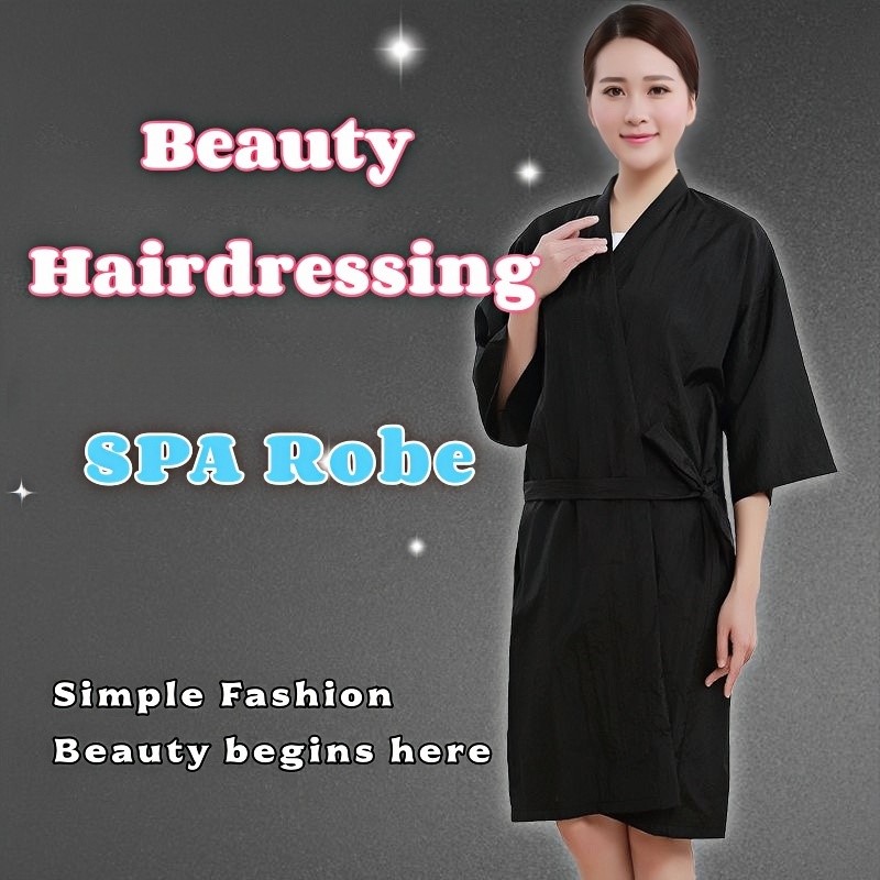 W Spa & Wellness - 방수 통기성 논스틱 헤어 스파 로브