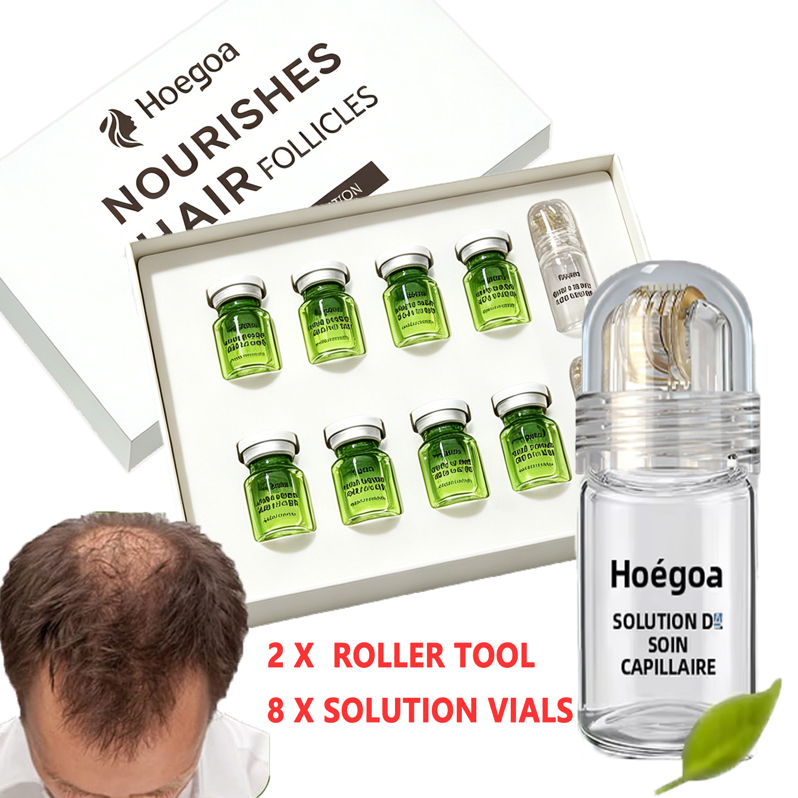 Derma Roller 0.25 - 0.25mm 헤어 케어 마이크로 니들 롤러