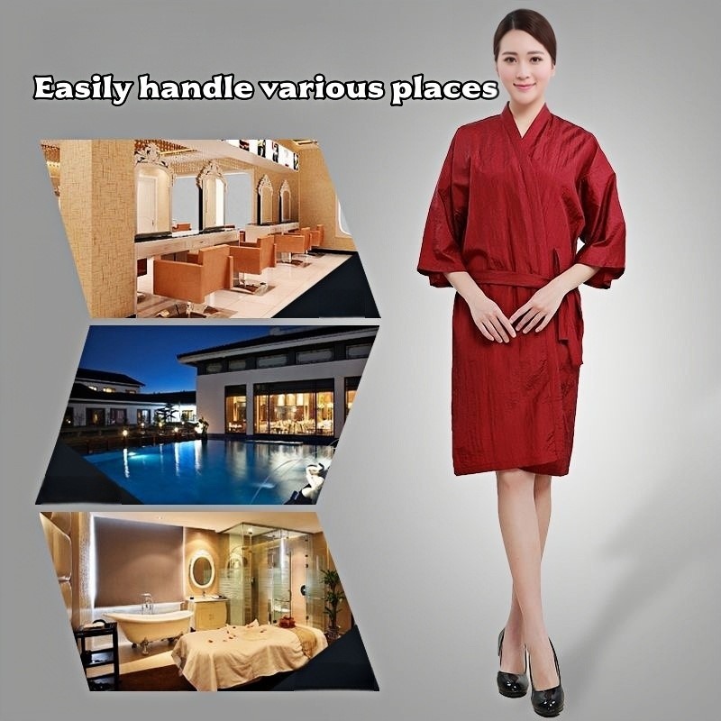 방수 통기성 논스틱 헤어 스파 로브 이발소 앞치마 커트 - W Spa & Wellness 리뷰 및 가격