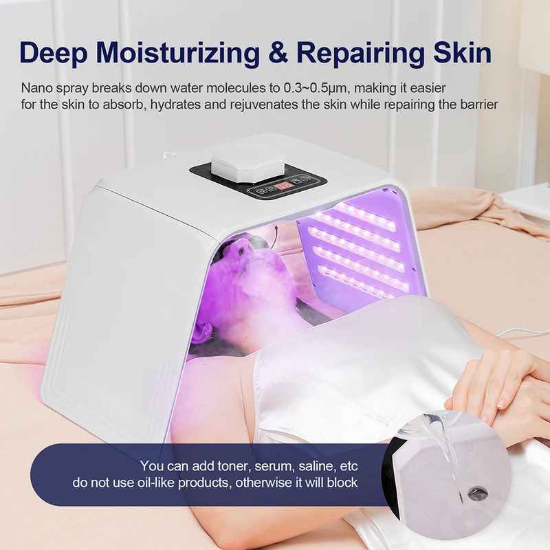 7가지 색상 LED 광자 미용 마스크 피부 보습 나노  - Spa & Wellness Joule 리뷰 및 가격