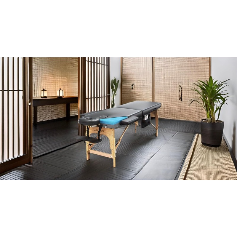 메모리폼 휴대용 접이식 마사지 테이블 높이 조절 가능  - W Spa & Wellness 리뷰 및 가격