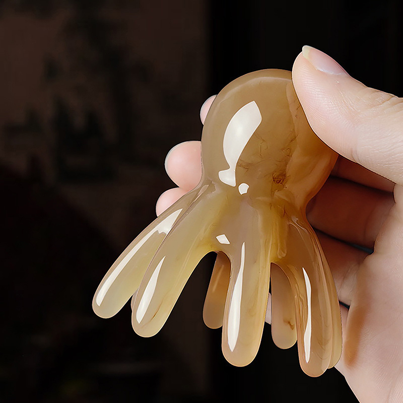 2개입 레진 문어 모양 빗 두피 경락 마사지 도구 (침 - Wellness Spa And Massage 리뷰 및 가격